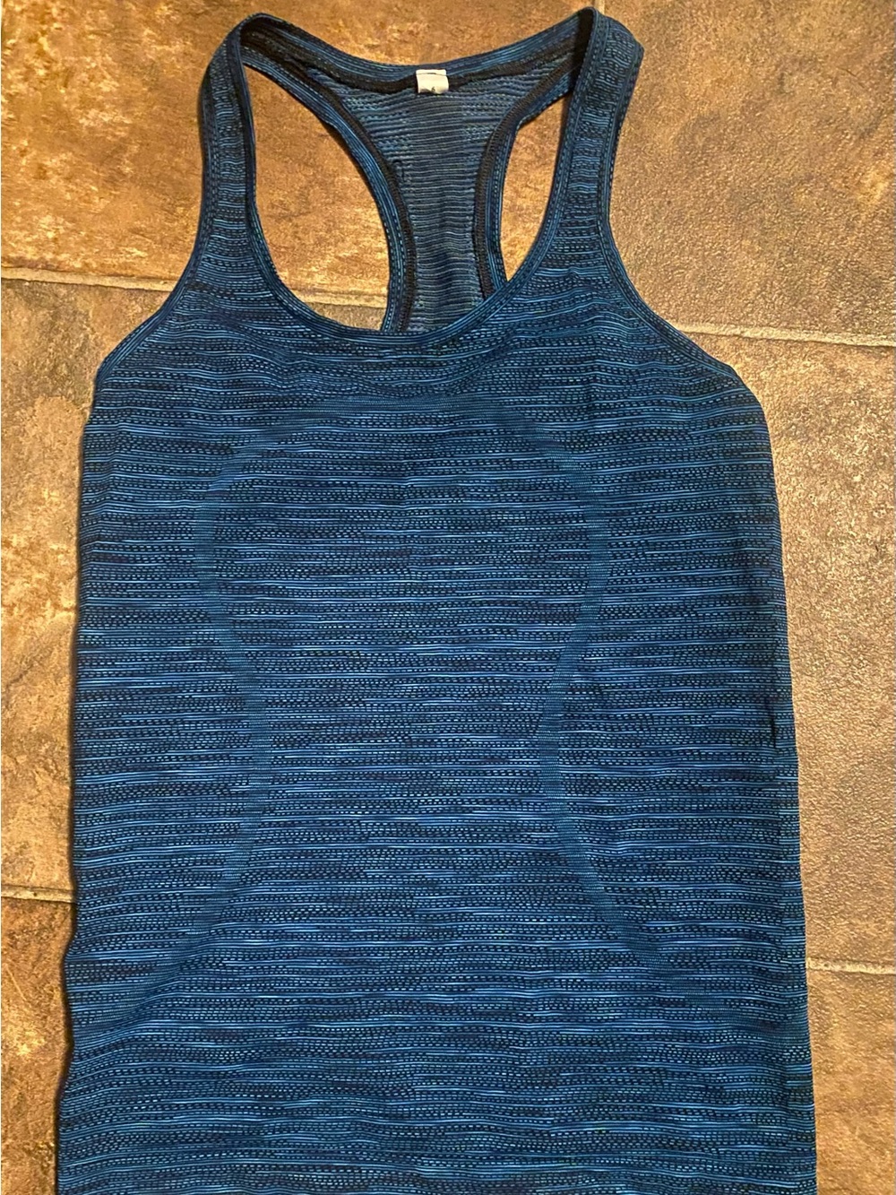 lululemon athletica Deep Blue Racerback Performance Tank